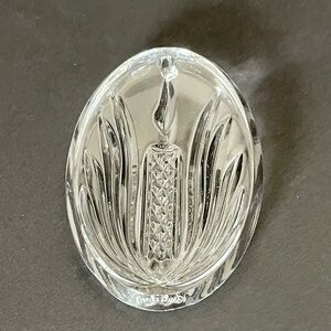 Lit Candle Ornament by Waterford Crystal